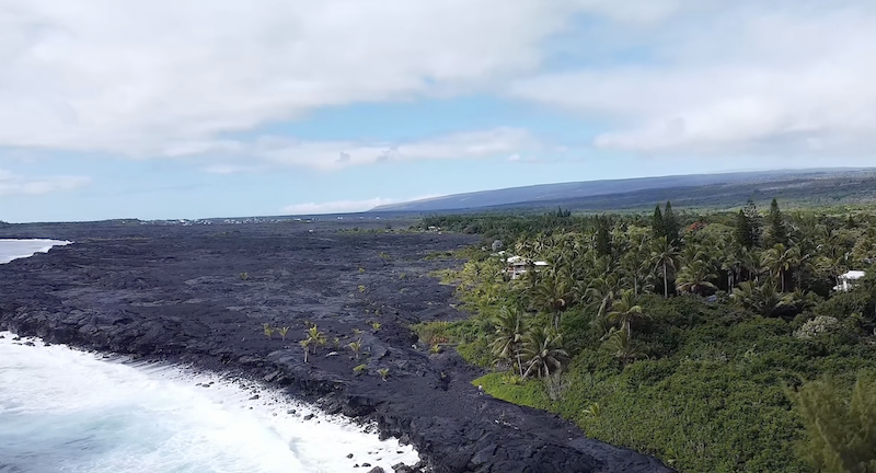 Kalapana Kaimu Black Sand Beach